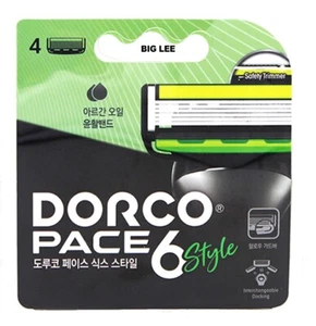 Paquete de 4/8/12/16 cartuchos de recarga estilo recortadora de afeitar Dorco Pace de 6 hojas - Imagen 1 de 10