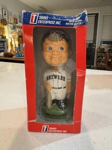 Vintage 1998 Twins Enterprise Milwaukee Brewers Bobblehead MLB Collectible - Picture 1 of 5