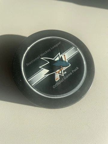 San Jose Sharks Official Game Puck Cover