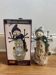 Cracker Barrel Musical Snowman Light Up With Box Color Changing Lights READ - Picture 1 of 19