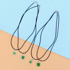 4 Pcs Lovers Choker Necklaces For Girls Costume Patricks Day Jewelry