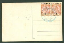 HUNGARY 1914, ALBANIA postcard w/Austro-Hungarian ship cancel “HUSZAR” plus 5p