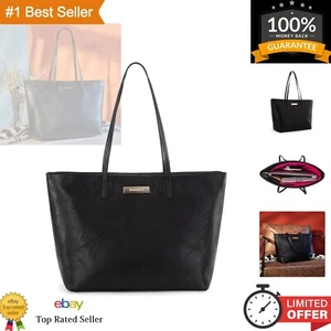 Elegant Medium Size Women's Tote Bag - Stylish PU Leather Shoulder Handbag - Picture 1 of 7