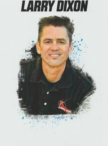 2017 Larry Dixon TEN PRI Show Promo NHRA postcard Cover