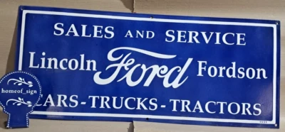 Ford Porcelain Enamel Sign 36 x 15 Inches - Image 1 of 4