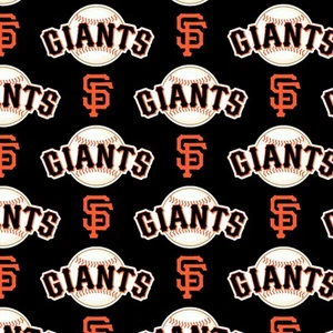 MLB San Francisco Giants 60 Wide Fabric Traditions ~By The Yard - Picture 1 of 1