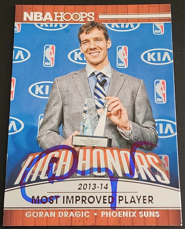Goran Dragic Signed 2014-15 NBA Hoops - High Honors Phoenix Suns 🏀 Miami Heat  - Image 1 of 1