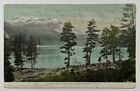 Vintage Postcard Donner Lake California Ca Ogden Route Sprr Posted 1907