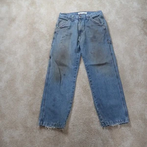 Levi's Signature Carpenter Jeans Men's 33x32 Blue Distressed Denim Skater baggy - Picture 1 of 15