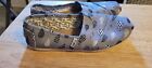 Toms CLASSIC CANVAS RAINDROP PATTERN GRAY AND BLACK SIZE 7.5