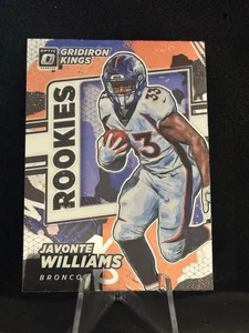 2021 Donruss Optic Football Gridiron Kings - Javonte Williams RC - Broncos - Picture 1 of 1