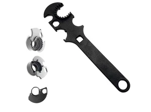Llave de acero de alta resistencia multi herramientas manuales castillo tuerca barril accesorios - Imagen 1 de 5