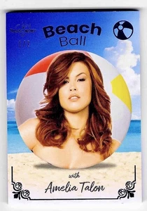 2025 Benchwarmer Girls of Summer Beach Ball Blue Foil AMELIA TALON - Picture 1 of 2
