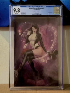 KNIGHT TERRORS ZATANNA #1 CGC 9.8 NATALI SANDERS "FOIL" VIRGIN VARIANT BATMAN - Picture 1 of 4