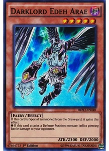 Yugioh - Darklord Edeh Arae (Super Rare) (1st Edition) - DESO-EN040 P - Foto 1 di 1