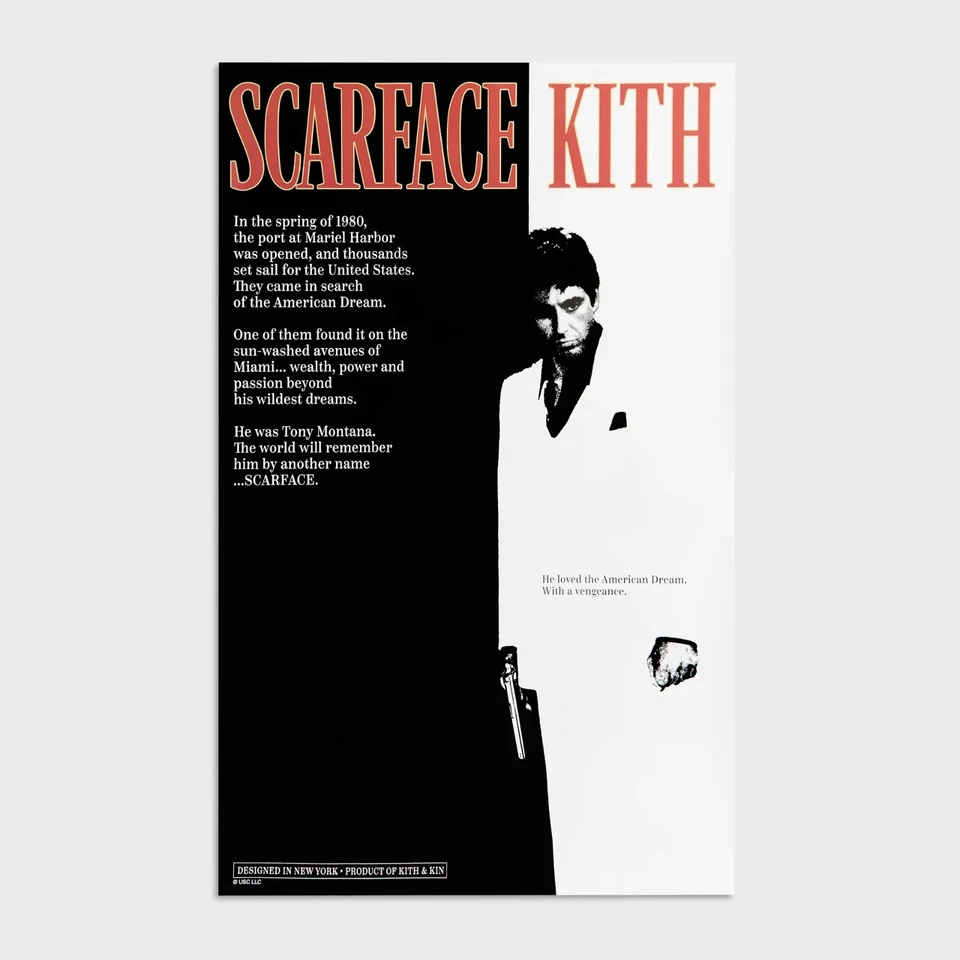 KITH x Scarface Movie Poster — 第 1/1 张图片