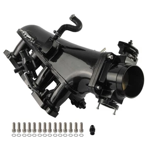 Intake Manifold Throttle Body +Fuel Rail For Nissan SR20DET S14/S15 Black 95-98 - Picture 1 of 11
