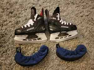Patines de hockey sobre hielo Bauer NS Lightspeed Pro II talla 9Y negro rojo blanco - Imagen 1 de 13