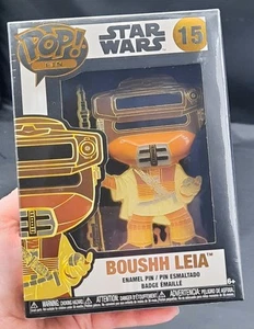 Funko Star Wars Large Enamel POP Pin 15 New Boushh Leia return of the Jedi NEW - Picture 1 of 6