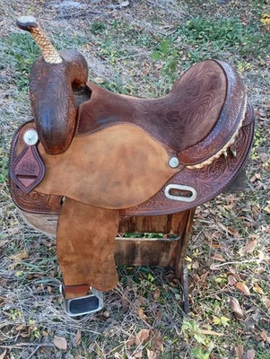 14.5" Circle Y Martha Josey Barrel Racing Saddle - Image 1 of 4