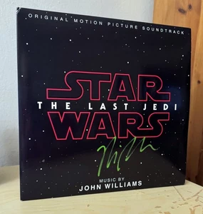 Rian Johnson AUTHENTISCH SIGNIERT Doppel Vinyl LP Star Wars Die letzten Jedi 180 Gramm - Bild 1 von 2