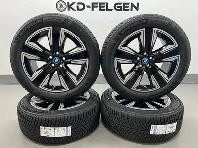 Original BMW iX3 G08 19 Zoll Winterräder Aerodynamik 842 schwarz Alufelgen RDCi - Bild 1 von 4