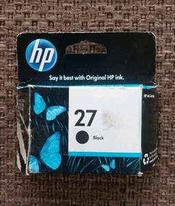 HP #27 C8727AN Black Ink Cartridge Free Shipping (Please Read) - Picture 1 of 2