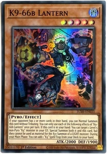 JUSH-EN033 Yu-Gi-Oh! 1st Edition K9-66b Lantern Super Rare Englisch - Picture 1 of 1