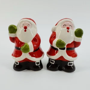 Holiday Time Santa Salt and Pepper Shakers New in Original Box LOT 108 - Picture 1 of 11