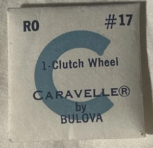 Vintage CARAVELLE By Bulova RO #17 Clutch Wheel Sealed NOS - Picture 1 of 2