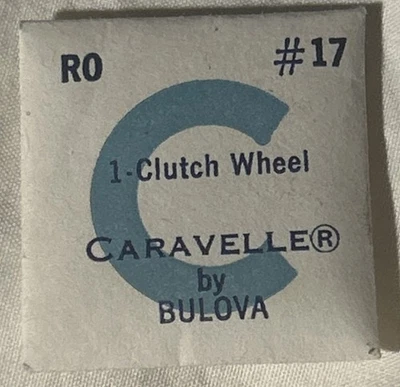 Vintage CARAVELLE By Bulova RO #17 Clutch Wheel Sealed NOS - Image 1 of 2