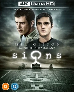 Signs (4K UHD Blu-ray) Joaquin Phoenix Mel Gibson Rory Culkin (UK IMPORT) - Picture 1 of 4