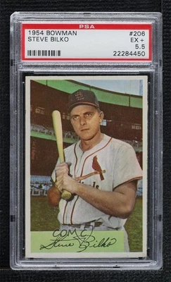 1954 Bowman Steve Bilko #206 PSA 5.5 - Image 1 of 2