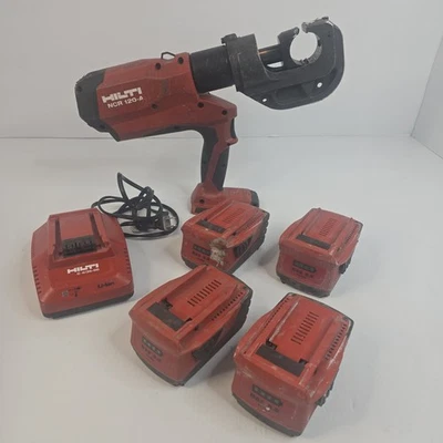 HILTI NCR 120-A 12 Ton Press Tool with (4) B22 5.2 batteries&C4/36-90 charger-VG - Image 1 of 4