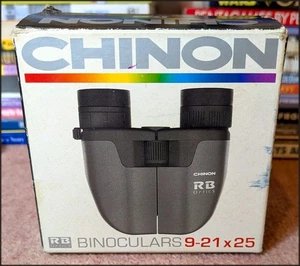 Chinon RB Optics 9-21 x 25 Compact Fully Coated Zoom Binoluars - Picture 1 of 12