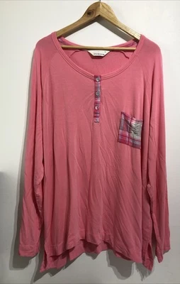 Peter Alexander - Camisa para dormir rosa manga larga talla 3XL para dama - GC Foto 1 de 4