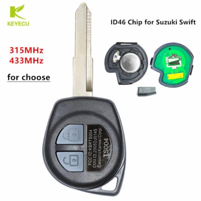 Mando a distancia de repuesto para coche ID46 chip 2B para Suzuki Swift 1989-2017 KBRTS004 Foto 1 de 4