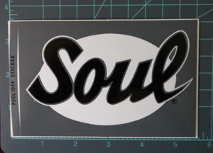 Chippa Slippa Hawaii "SOUL Clothing" vintage 80's Gray sticker, surf, skateing - Picture 1 of 2