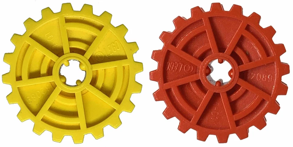 Missing Lego Brick 32089 x 2 Technic Tread Sprocket Wheel Thin Select Colour - Image 1 of 1