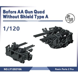 Yao's 1/120 Model Upgrade Parts US Navy 40mm Quad Bofors A-A Gun Without Shield - Picture 1 of 7