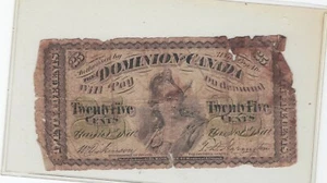 1870 Dominion of Canada 25 Cents - Picture 1 of 2