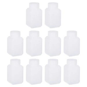 12 Pcs 60ml Reagent Bottles, HDPE Wide Mouth Round Bottles White - Picture 1 of 6