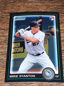 2010 BOWMAN DRAFT CHROME MIKE STANTON BDP30 ROOKIE RC NM-MT OR BETTER - Picture 1 of 2