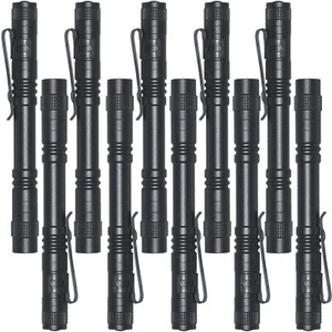 10 Pack Small Mini LED Flashlight Pocket Flashlight Pen Light Flashlight Tact... - Picture 1 of 7