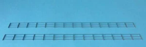 HORNBY TURNTABLE R070 R410  HANDRAILS TURNTABLE GUARDS S3965 NICKEL PLATED SPARE - Picture 1 of 1