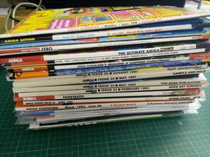 15 x Amiga Magazines  - Amiga Format, CU Amiga, Computing & More : joblot bundle