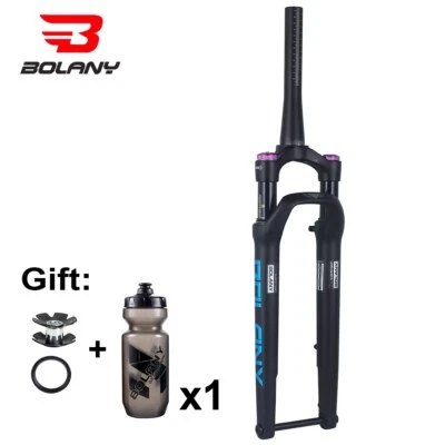 Garfo de ar 700C suspensão dianteira cross country 100*12mm eixo transversal 60mm viagem - Imagem 1 de 4