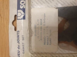 Peugeot 104 Citroen Visa Renault 14 Carburetor Repair Kit – Carburetor 21223037 - Imagen 1 de 5