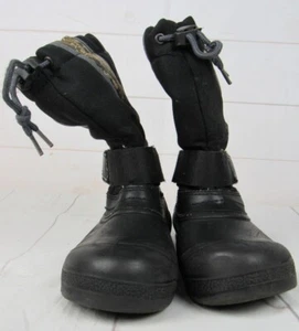 Gray Wolf Kid's Black with Camo Detail Snow Boots Size 13 - Imagen 1 de 8