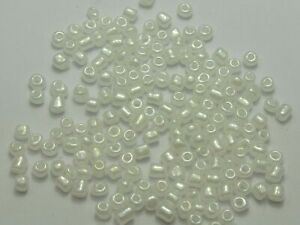 800 Pcs (60 grams) Ceylon Glass Beads Rondelle 4mm (6/0) Pick Your Color